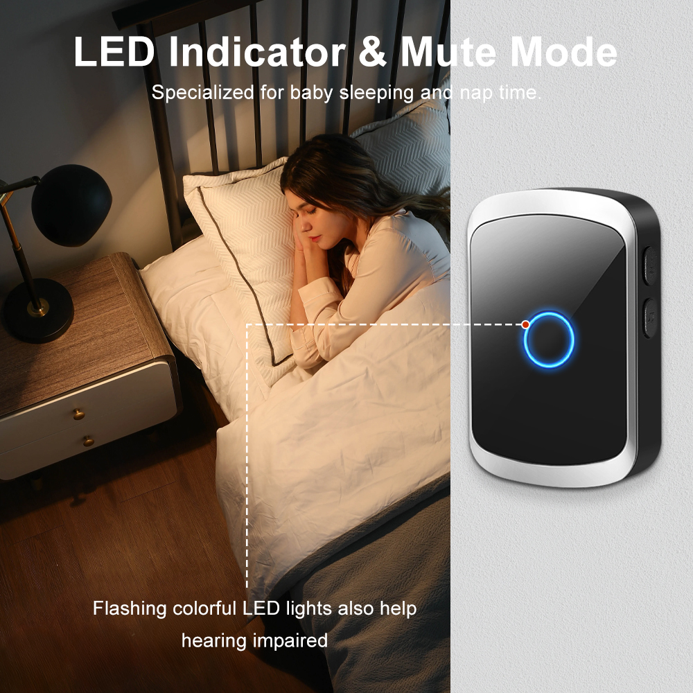 Smart Wireless Doorbell Door C - Home Cinema Kit ulasan dan harga
