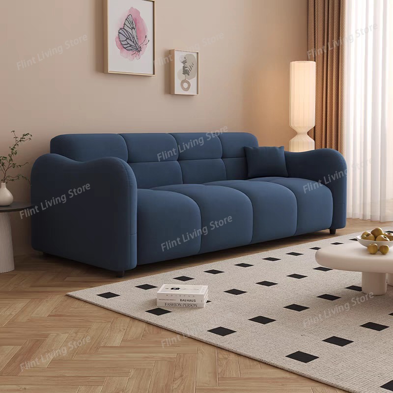 Relaxing Cream Living Room Sof - Home Cinema Lounge ulasan dan harga