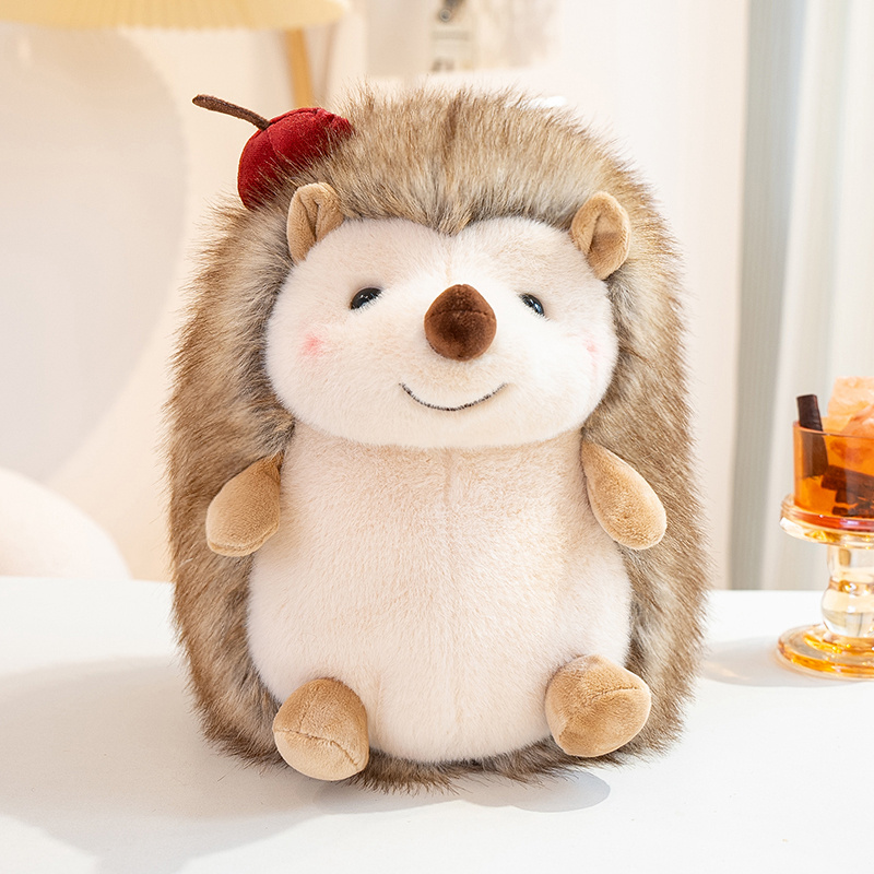 Hedgehog Stuffed Plush Toys Ap - Home Cinema Apple ulasan dan harga