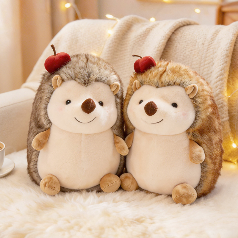 Hedgehog Stuffed Plush Toys Ap - Home Cinema Apple ulasan dan harga