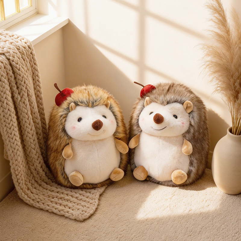 Hedgehog Stuffed Plush Toys Ap - Home Cinema Apple ulasan dan harga