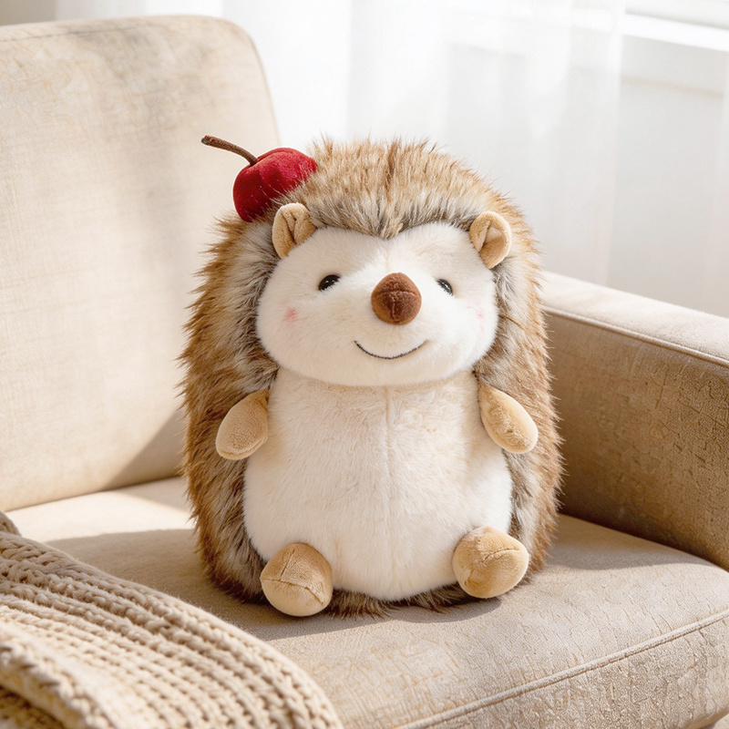 Hedgehog Stuffed Plush Toys Ap - Home Cinema Apple ulasan dan harga