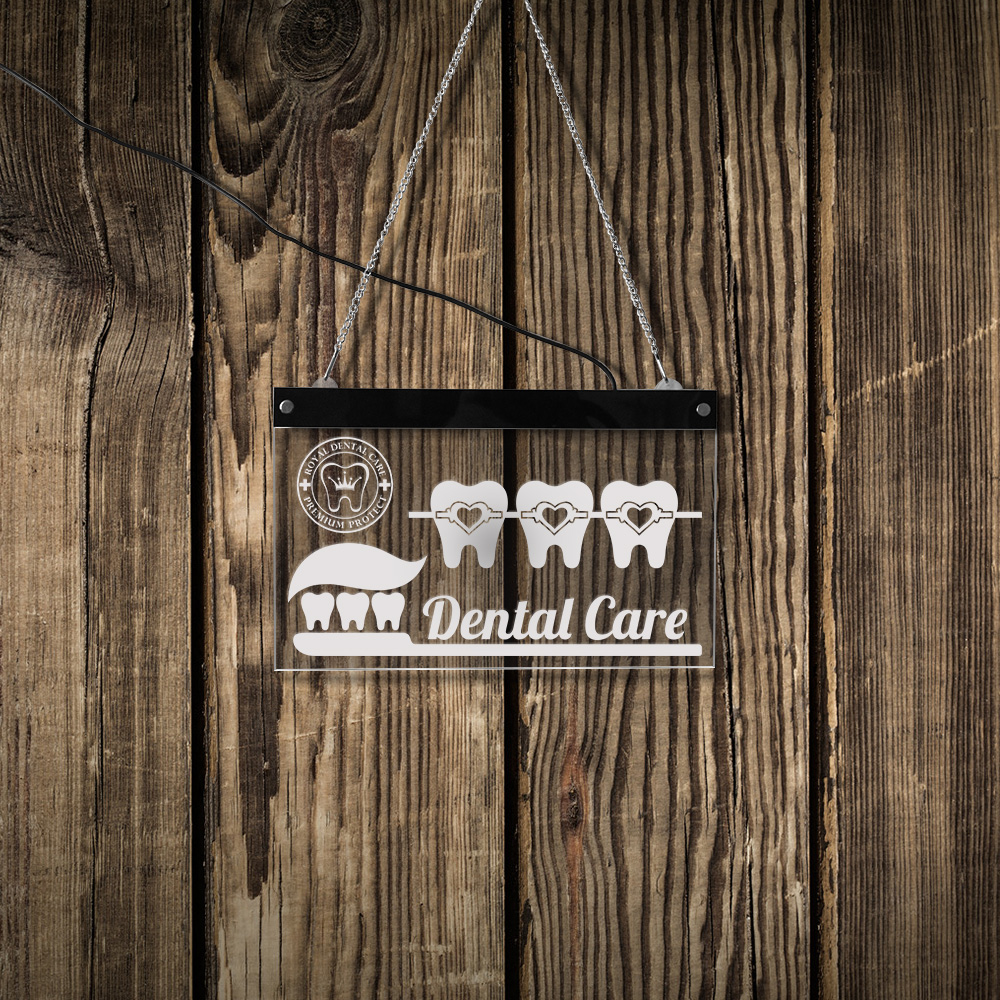Dentist Dental Care LED Neon S - Home Cinema Logo ulasan dan harga