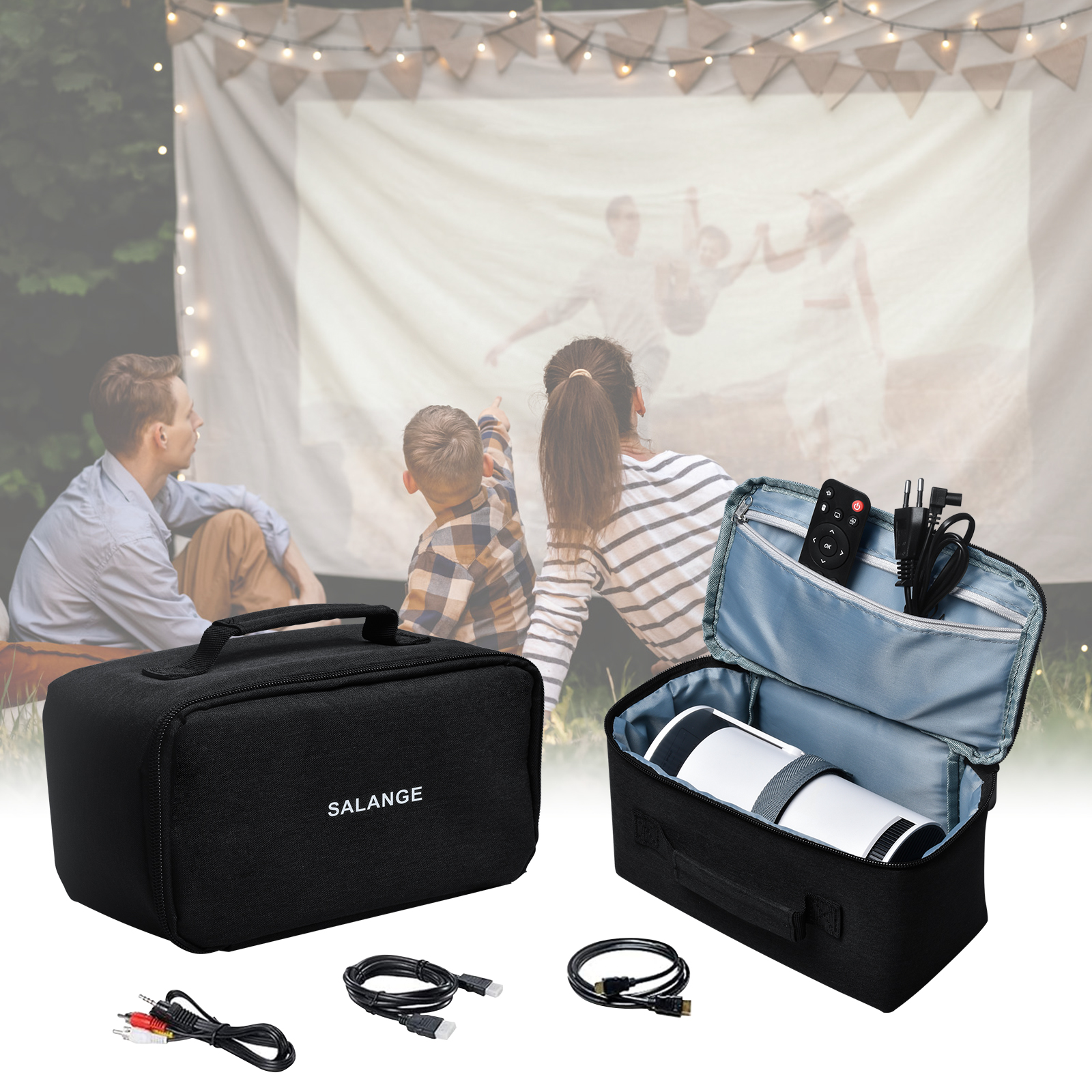 Salange Storage Case Travel Ca - Projector Carrying Bag ulasan dan harga