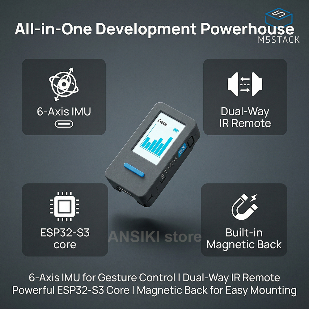 M5Stack M5StickS3 ESP32-S3 IoT - Home Cinema Kit ulasan dan harga