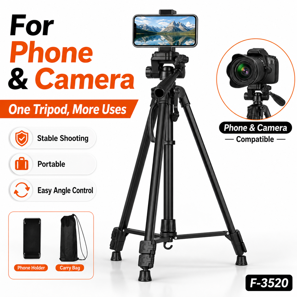 Heavy Duty Aluminum Tripod wit - Projector Carrying Bag ulasan dan harga