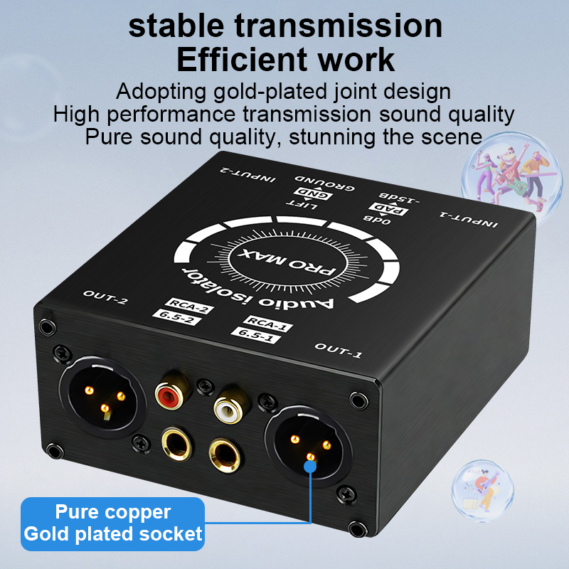 3Pin XLR/RCA/TS/TRS Ground Loo - Home Cinema Kit ulasan dan harga