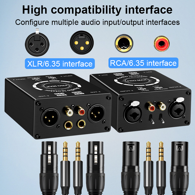 3Pin XLR/RCA/TS/TRS Ground Loo - Home Cinema Kit ulasan dan harga