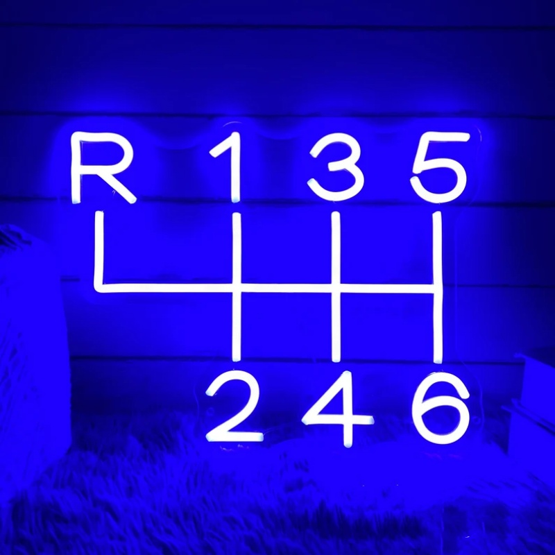 Car Gearbox Neon Sign Led Ligh - Home Cinema Logo ulasan dan harga
