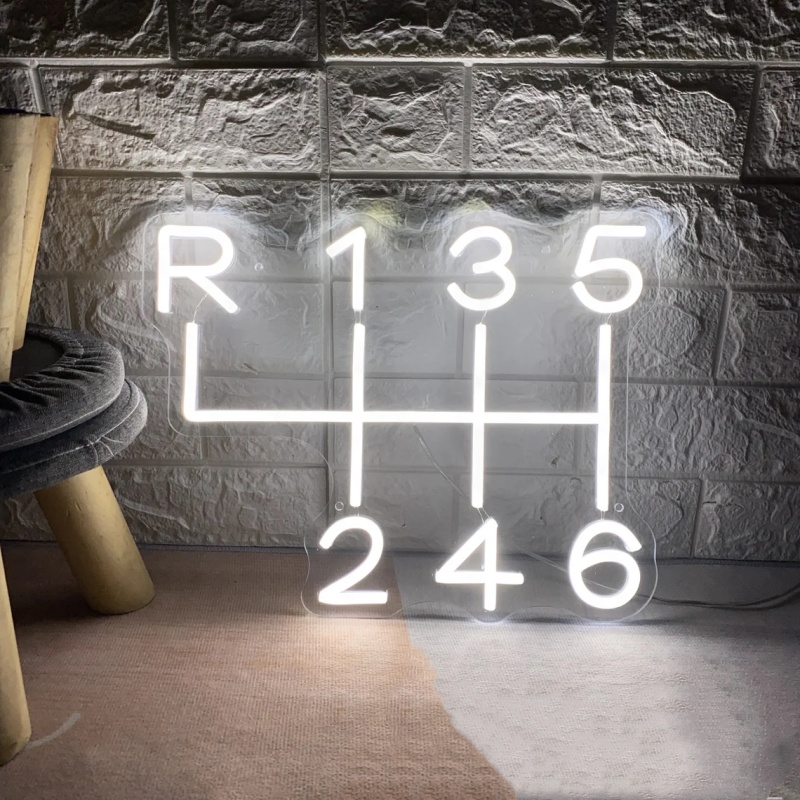 Car Gearbox Neon Sign Led Ligh - Home Cinema Logo ulasan dan harga