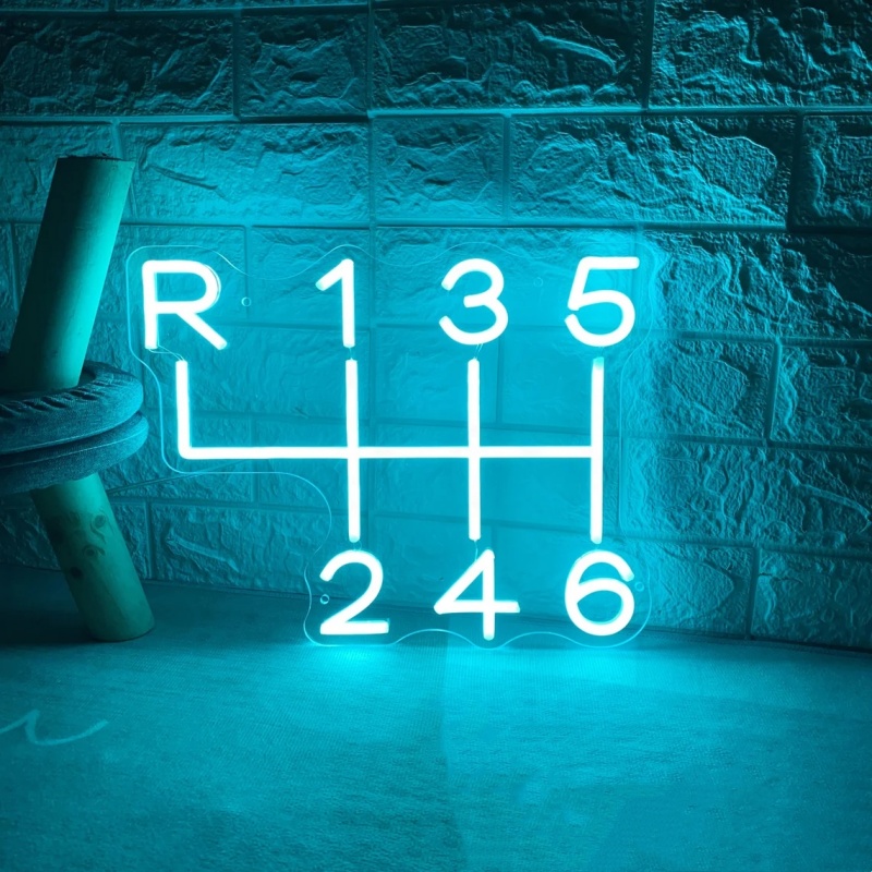 Car Gearbox Neon Sign Led Ligh - Home Cinema Logo ulasan dan harga