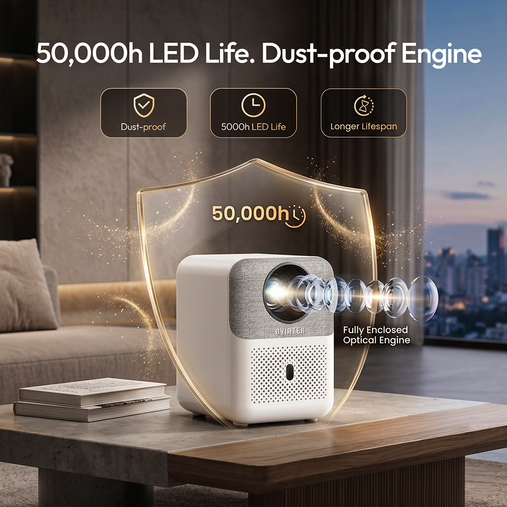 BYINTEK Full HD Mini Projector - Home Cinema Kit ulasan dan harga