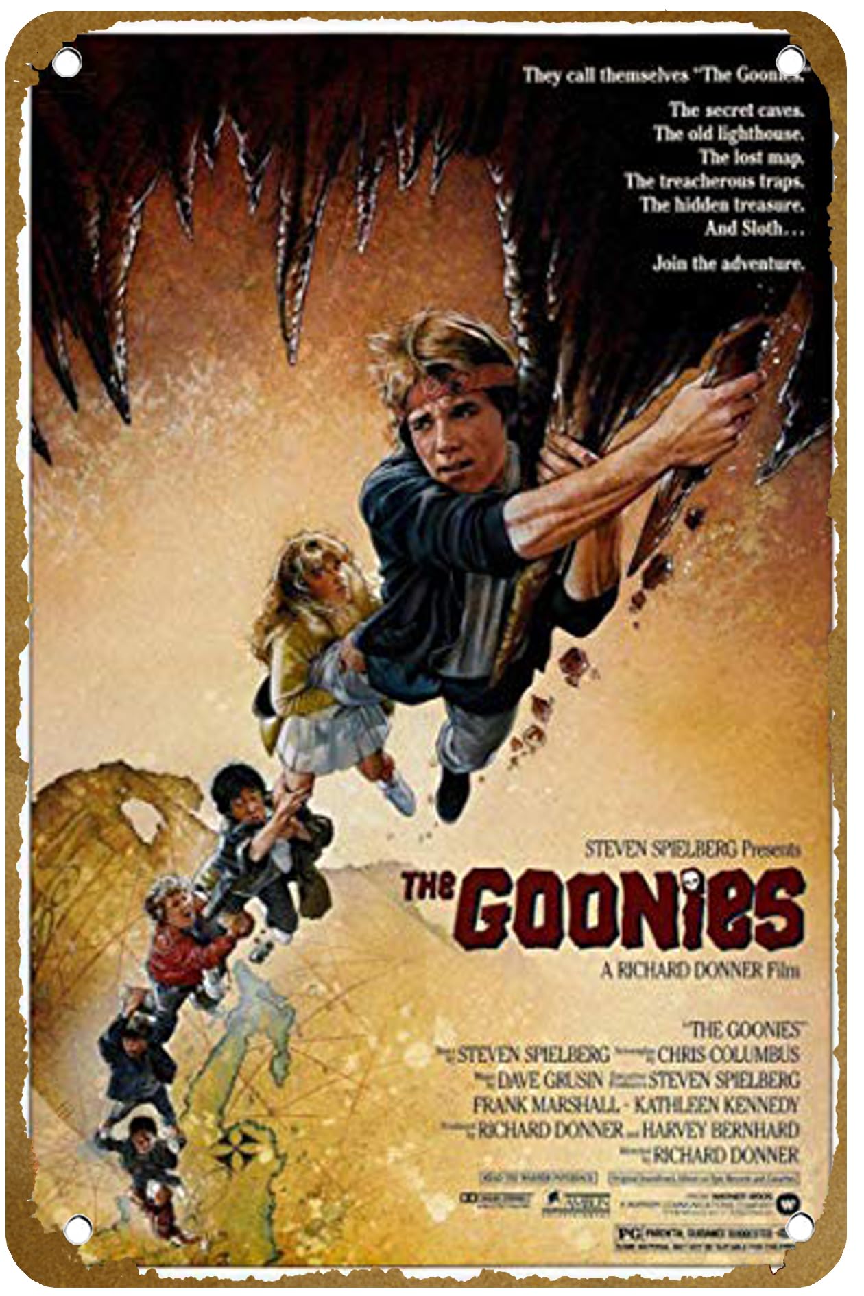 The Goonies Movie Poster Vinta - Home Cinema Logo ulasan dan harga