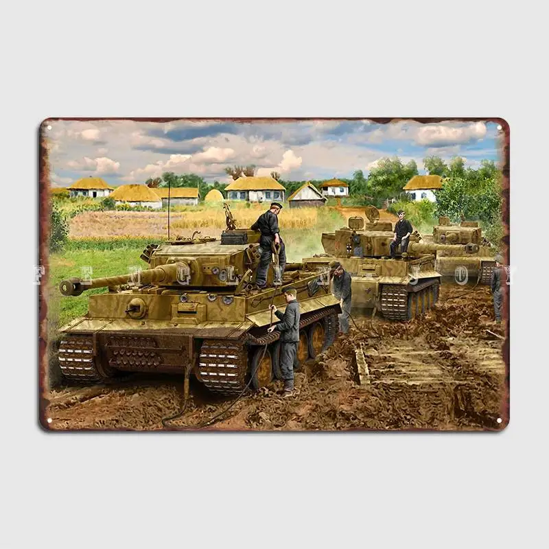 Panzer Tiger Stop Metal Plaque - Home Cinema Logo ulasan dan harga