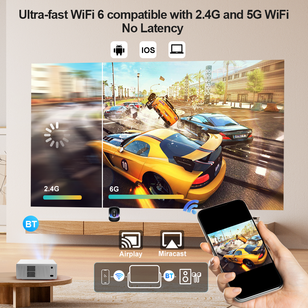 ThundeaL TD95W FHD Portable Pr - Home Cinema Kit ulasan dan harga
