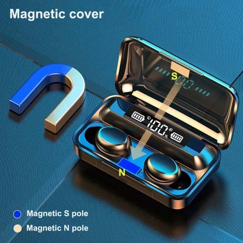 New F9 Bluetooth Headphones 9D - Home Cinema Amazon ulasan dan harga