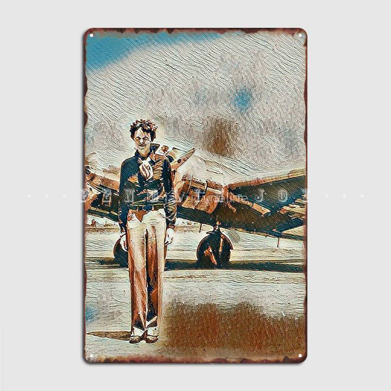 Amelia Earhart With Her Lockhe - Home Cinema Logo ulasan dan harga