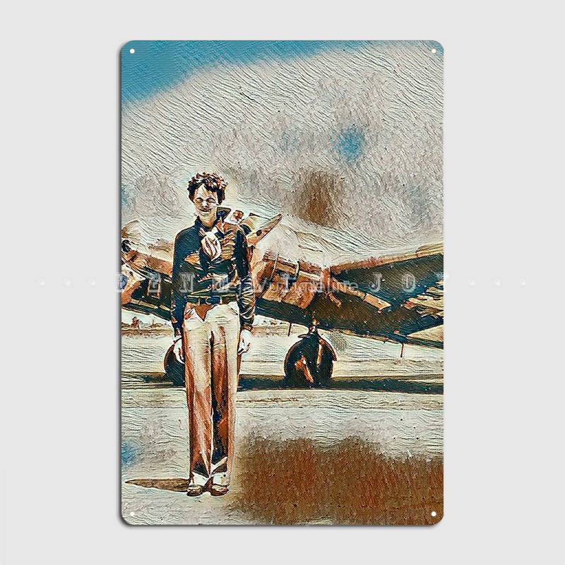 Amelia Earhart With Her Lockhe - Home Cinema Logo ulasan dan harga