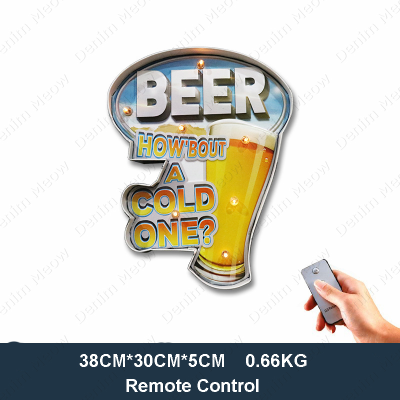 Ice Cold Beer LED Neon Light S - Home Cinema Logo ulasan dan harga
