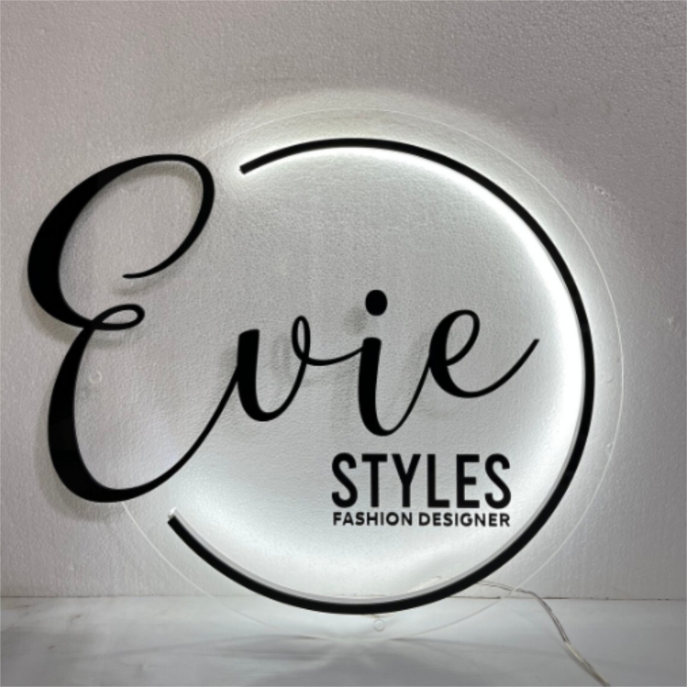 Custom Acrylic Signs Business  - Home Cinema Logo ulasan dan harga