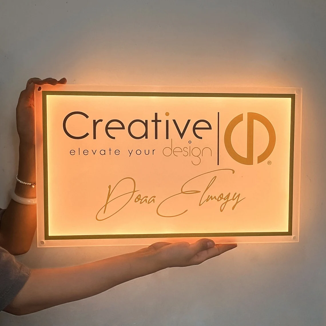 Custom Acrylic Signs Business  - Home Cinema Logo ulasan dan harga