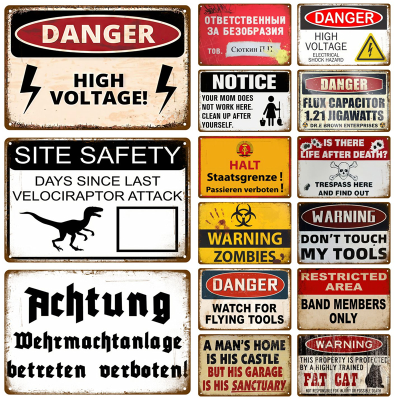 Plaque Tin Sign For Bar Pub Cl - Home Cinema Logo ulasan dan harga