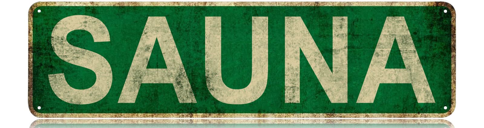 Sauna Slim Tin Sign Street Fun - Home Cinema Logo ulasan dan harga