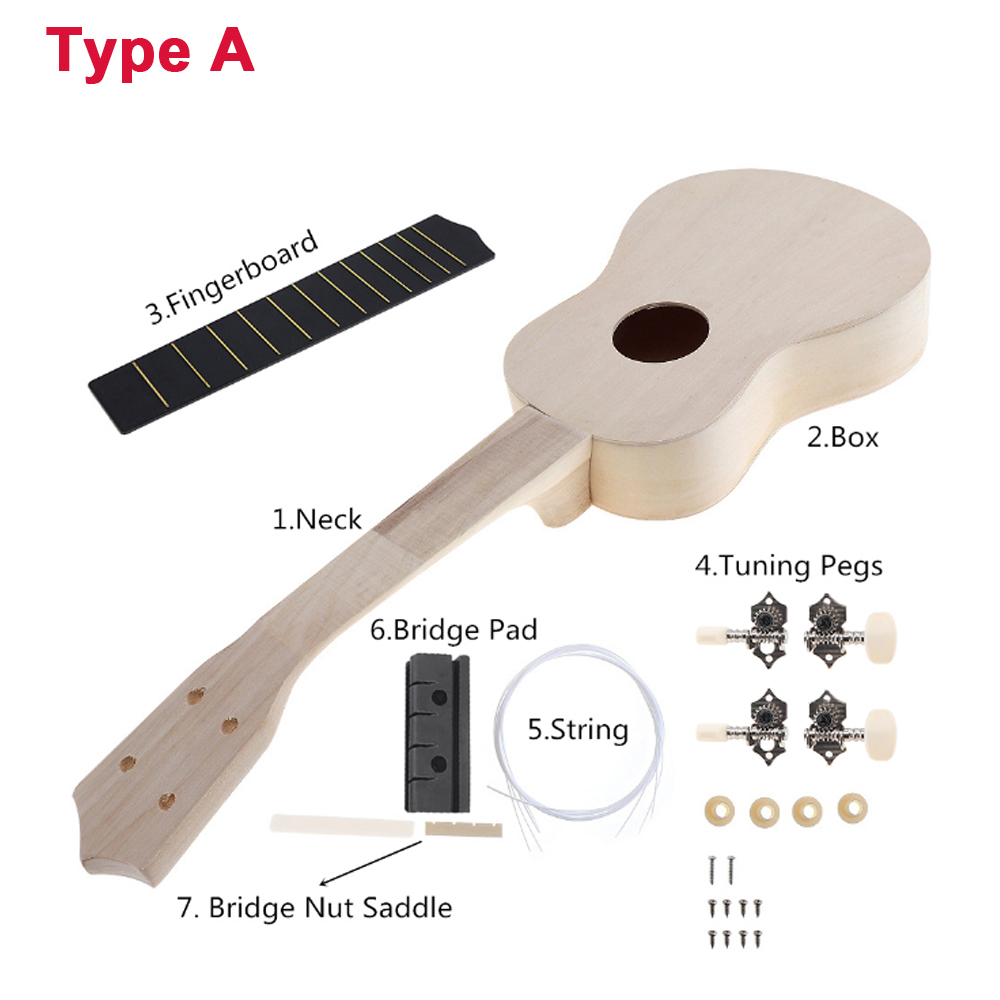 DIY Ukulele  21 Inch  Kit Deer - Home Cinema Kit ulasan dan harga