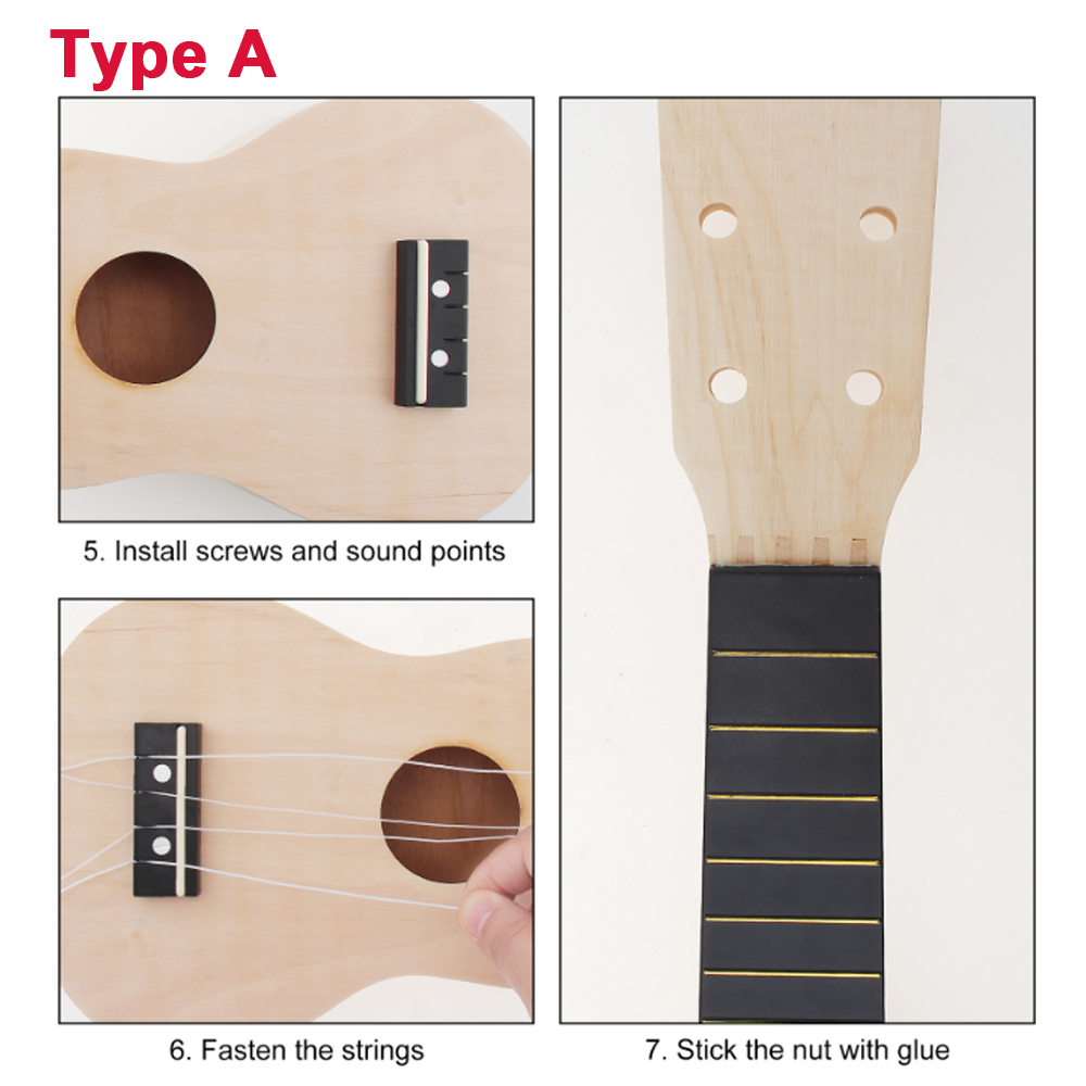 DIY Ukulele  21 Inch  Kit Deer - Home Cinema Kit ulasan dan harga