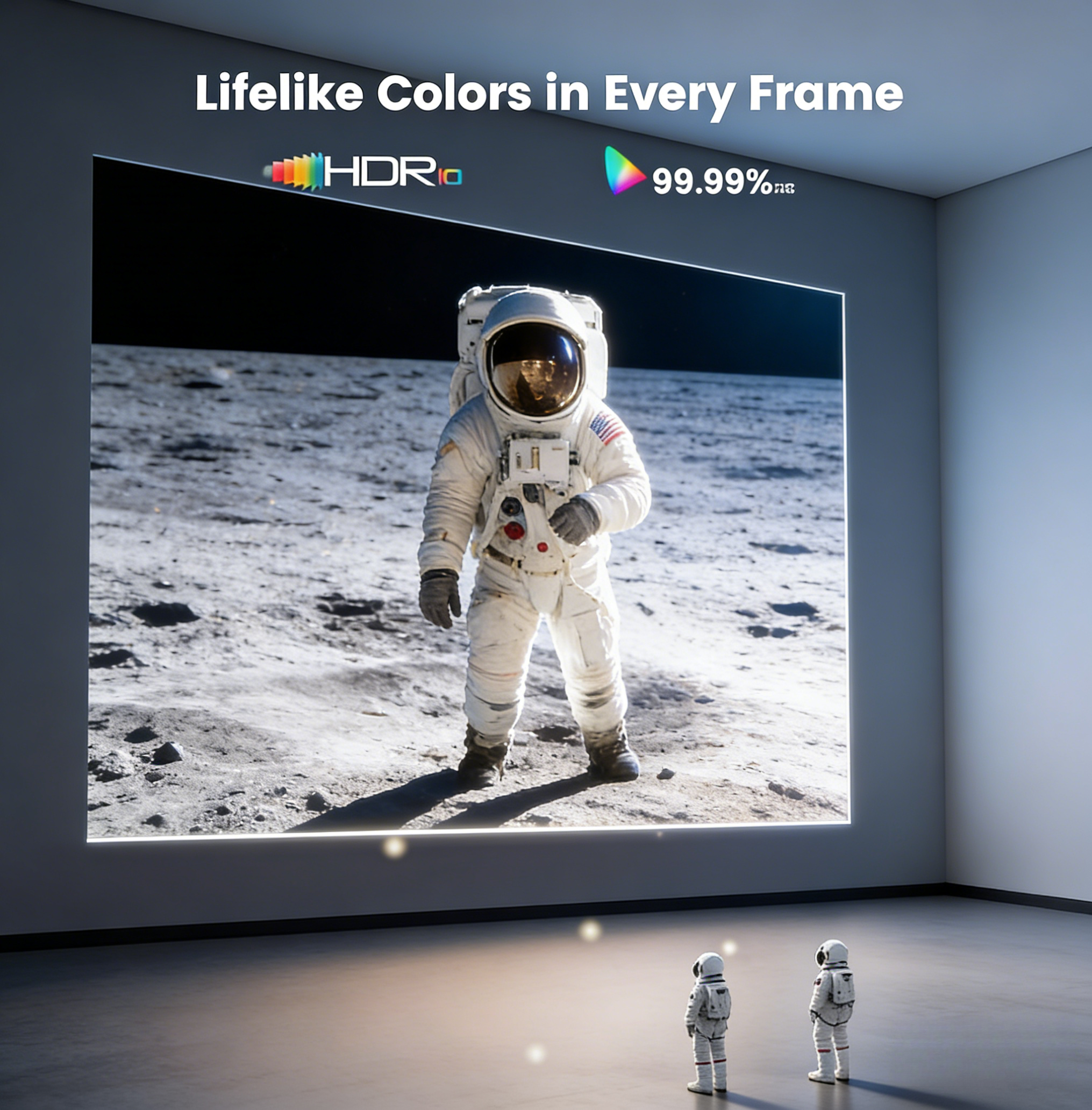 HORLAT 2000Ansi Lumens 4K LED  - Home Cinema Kit ulasan dan harga
